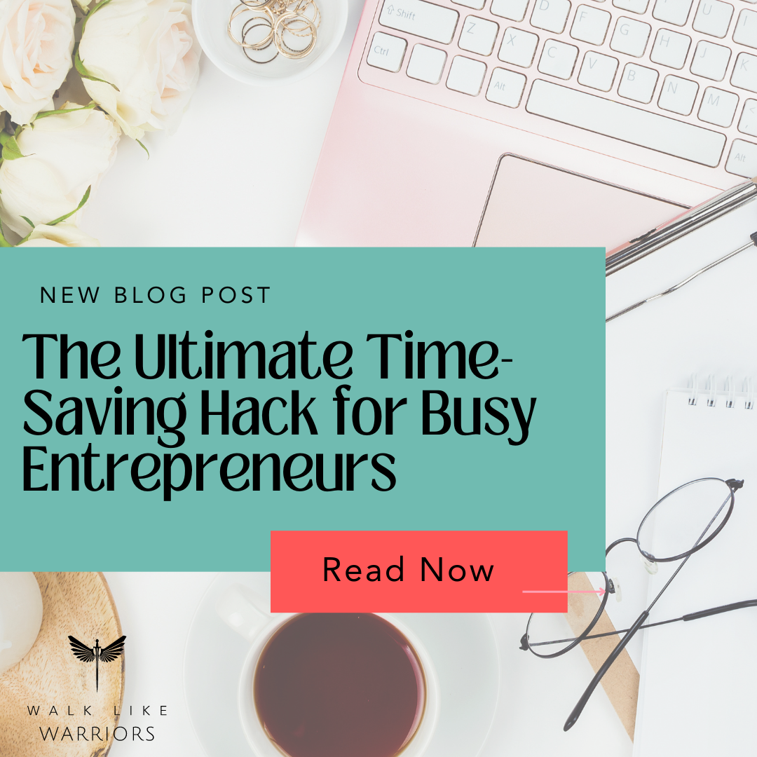 Feeling overwhelmed? Discover the SECRET weapon busy entrepreneurs use to reclaim their time & boost productivity.