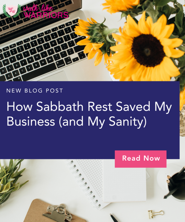 How Sabbath Rest Saved My Business (and My Sanity)